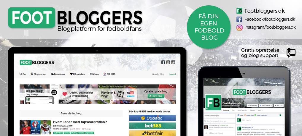 Blogplatformen Footbloggers.dk vil give plads til alle fodboldeksperter